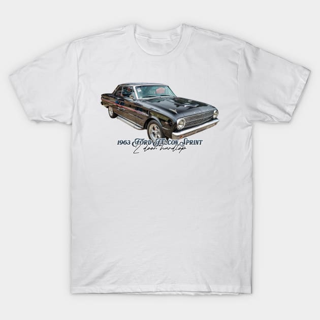 1963 Ford Falcon Sprint 2 Door Hardtop T-Shirt by Gestalt Imagery